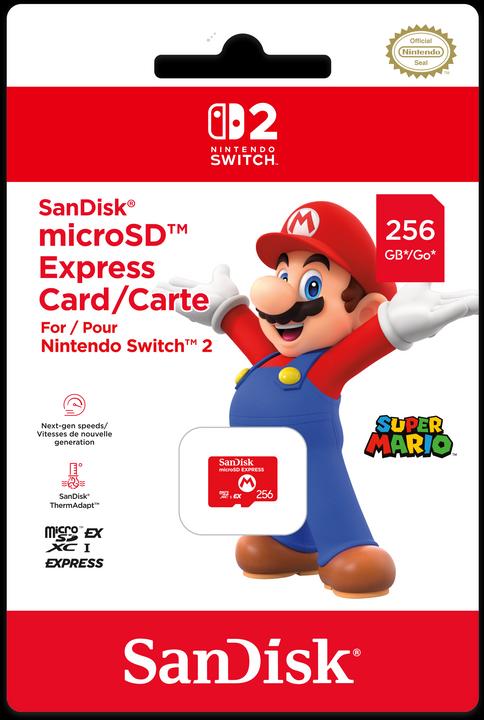 Nintendo SanDisk microSD Express Card (256 GB, microSD Express, U3, UHS-I)