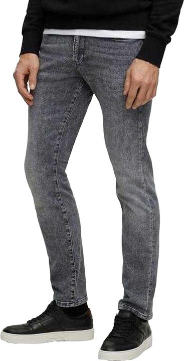 Actual product image BOSS Mens Delaware 3 Leather Patch Jeans (31)