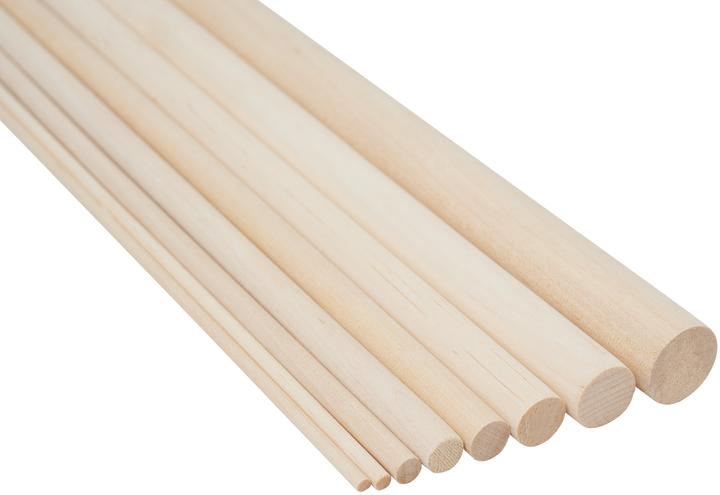 Produktbild VBS Holz-Rundstäbe, 30 cm