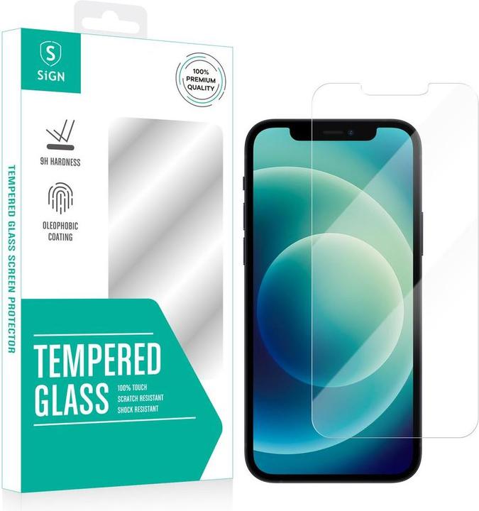 Produktbild SIGN Screen Protector Tempered Glass for iPhone 12/12 Pro (Apple iPhone 12)
