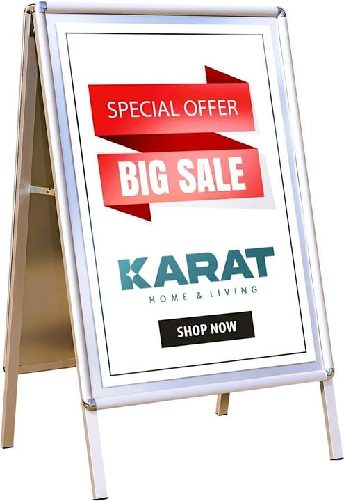 Actual product image Karat Kundenstopper