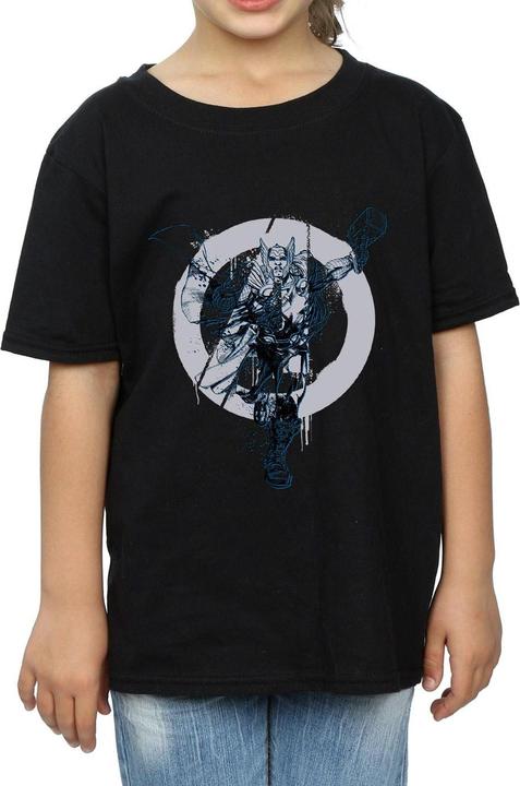 Actual product image Girls Thor Circle Cotton T-Shirt (152, 158)