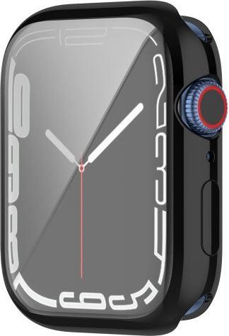 Cover-Discount Apple Watch 41mm - Custodia protettiva in gomma nera