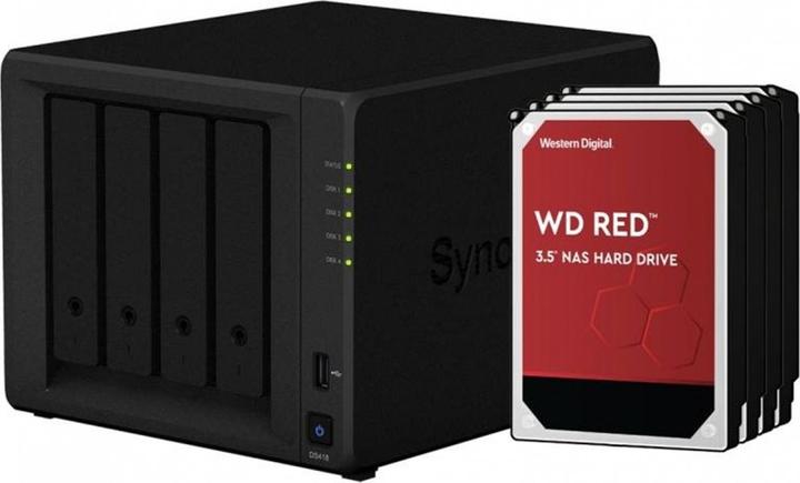 Produktbild Synology Ds418 (4 x 2 TB, WD Red Plus)
