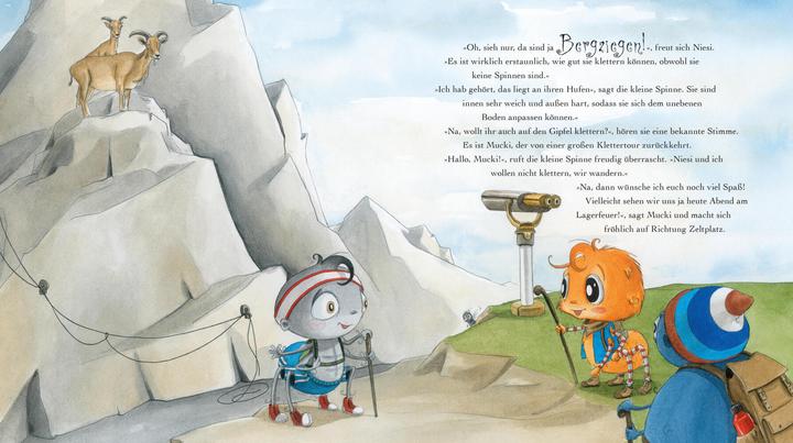 Actual product image Die kleine Spinne Widerlich - Abenteuer in den Bergen (Band 10) (German, Diana Amft, 2023)