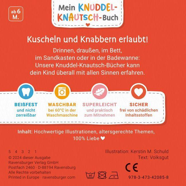Produktbild Ravensburger Mein Knuddel-Knautsch-Buch: Meine ersten Fingerspiele robust, waschbar und federleicht. Praktisch (Deutsch)
