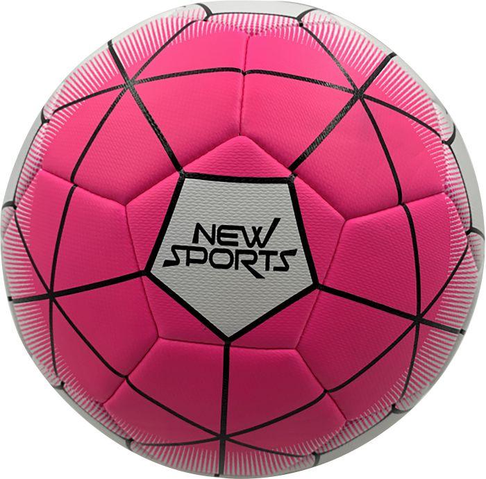 Image du produit New Sports Football rose/blanc, taille 5, non gonflé (5)