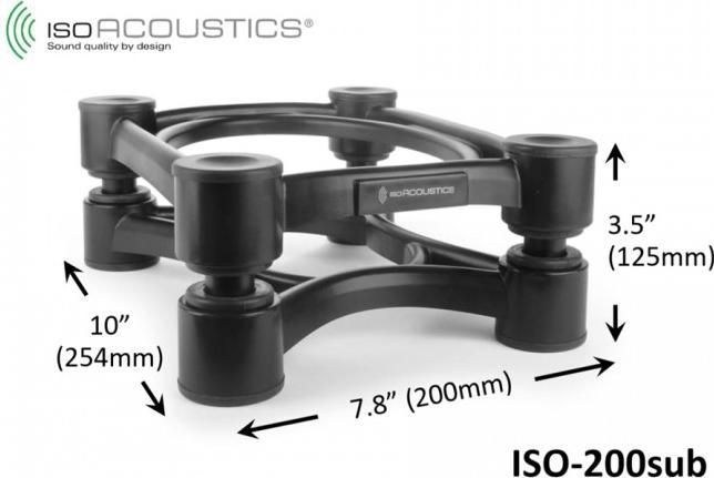 Produktbild Isoacoustics ISO-200Sub isolatie statief voor subwoofer (1 Stk., Ständer, Nicht beweglich)