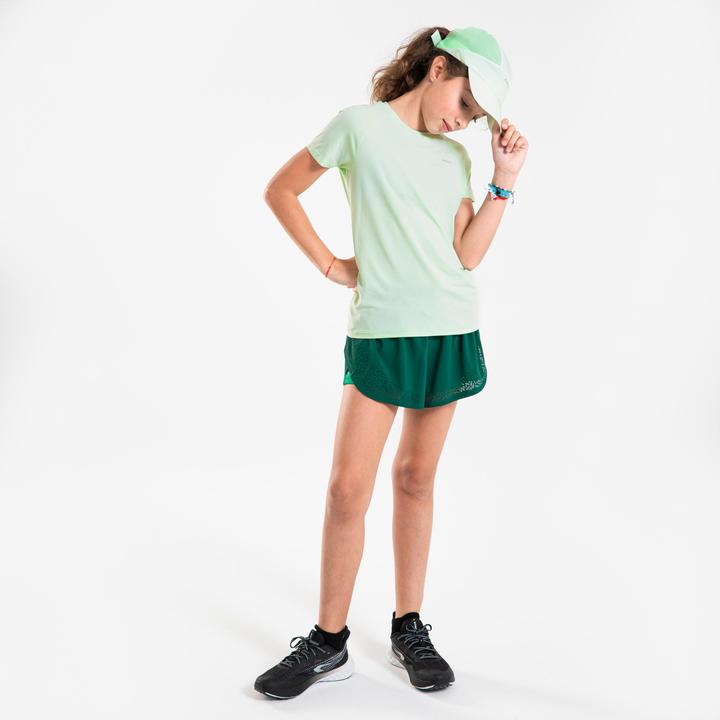 Image du produit Kiprun Short cuissard de running respirant Fille - dry+ 900 Vert (140)