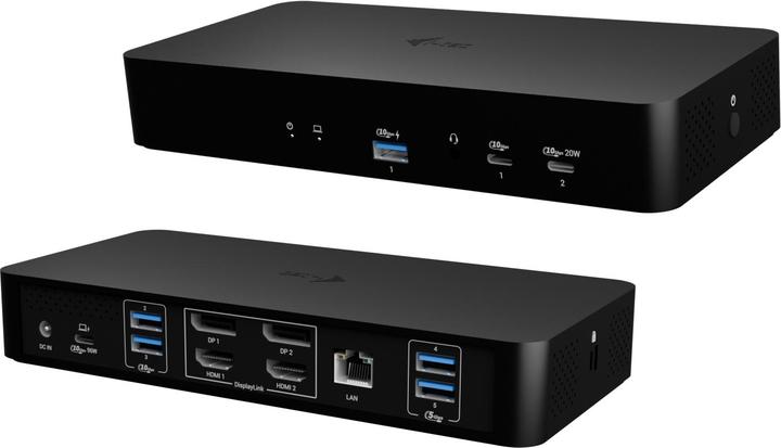 Image du produit i-tec Universal Intelligent, Dual, Docking Station, Power Delivery