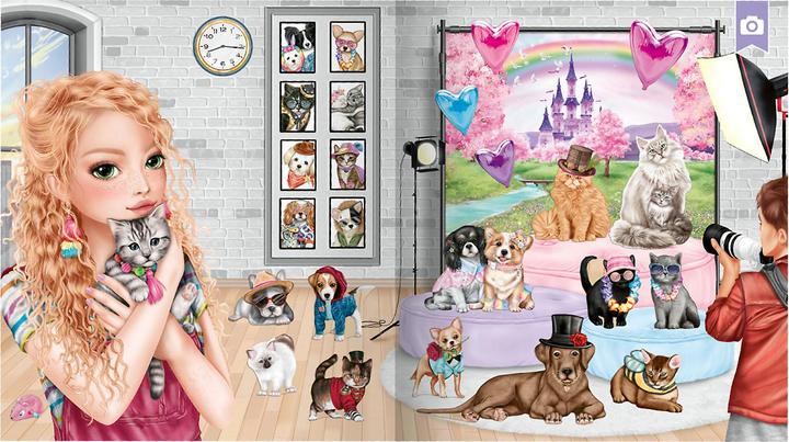 Actual product image Magni DEPESCHE TOPModel Stickerworld KITTY and DOGGY
