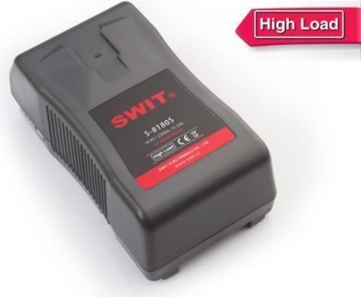 Image du produit Swit Batterie S-8180S 220Wh Eco-Line V-Mount - Batterie rechargeable (Batterie de l'appareil photo)