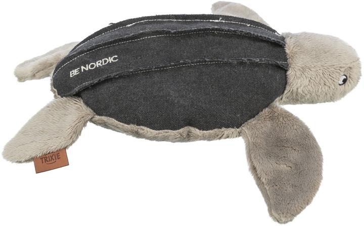 Actual product image Trixie Dog toy BE NORDIC Turtle Hauke, 34 cm, Grey (Dog chew toy)