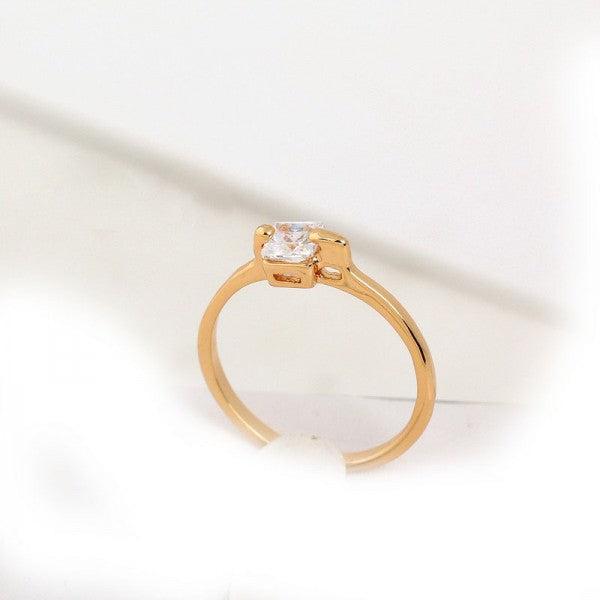 Hermex Gold Ring RGP mit Zirkonia - Gold Gr. 53 (53)