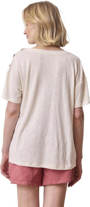 Vertbaudet Umstands-Shirt mit V-Ausschnitt, Leinen/Viskose