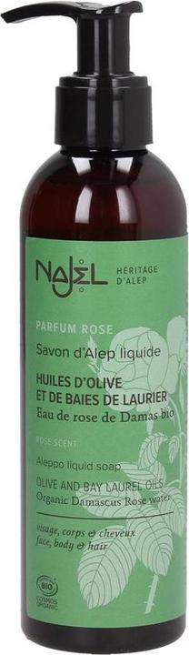 Najel Savon Alep liquide à la rose (Flüssigseife, 200 ml)