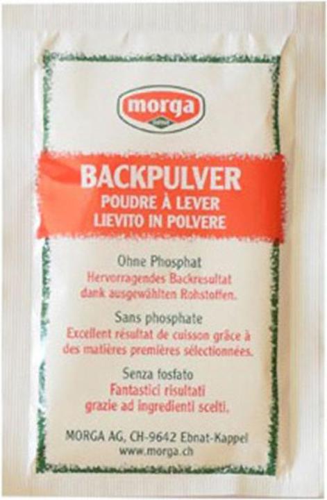 Morga Baking powder o phosphate display 15x22g (330 g)