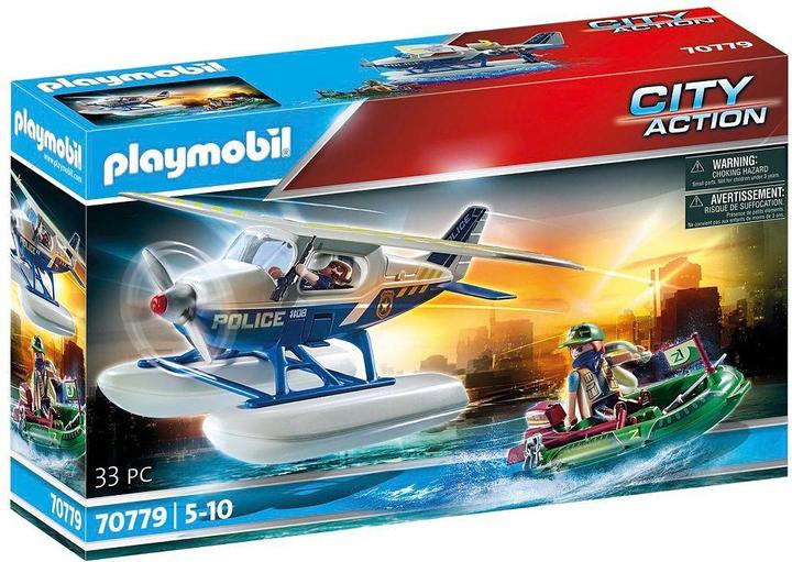 Produktbild Playmobil Polizei-Wasserflugzeug: Schmuggler-Verfolgung (70779)