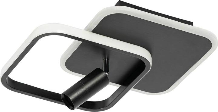 Produktbild Lucande Tival LED-Deckenlampe eckig, 34cm, schwarz (1075 lm)