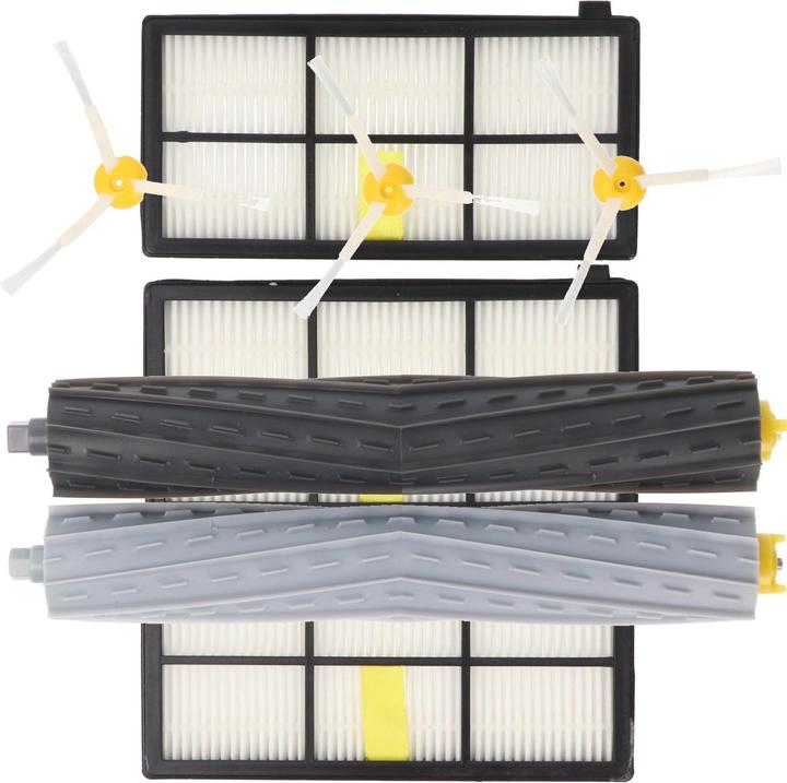 Produktbild AccuCell Staubsauger Zubehör-Set iRobot Roomba 800er Serie, Filter, Extractorbürsten, Seitenbürsten