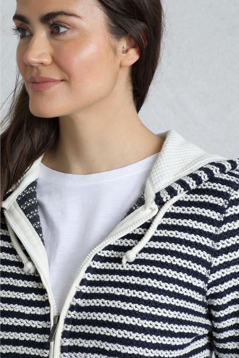 Immagine prodotto Weird Fish Fisher Felpa con Cappuccio e Zip Intera Strisce Ecologica Donna (48)