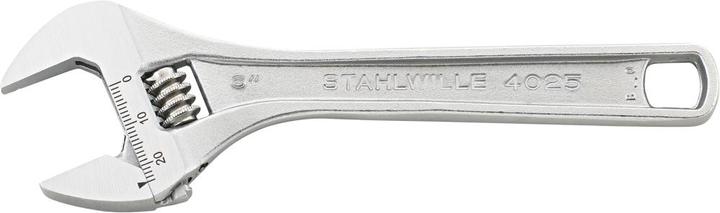 Actual product image Stahlwille Roller fork spanner 4025 max. 24 mm length 159 mm with setting scale (24 mm)
