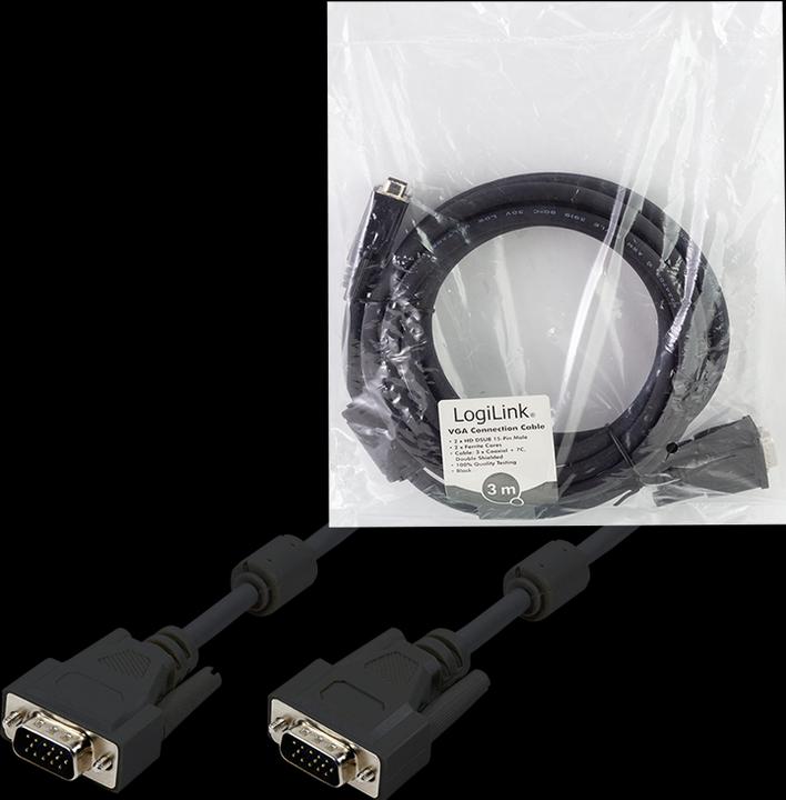 Actual product image LogiLink VGA — VGA (3 m, VGA)