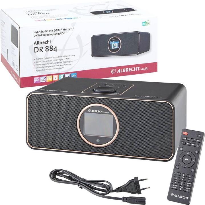Actual product image Albrecht DR 884 (DAB+, Web radio, GPS, Bluetooth)