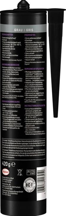 Actual product image Pattex Stone mounting adhesive (420 g)