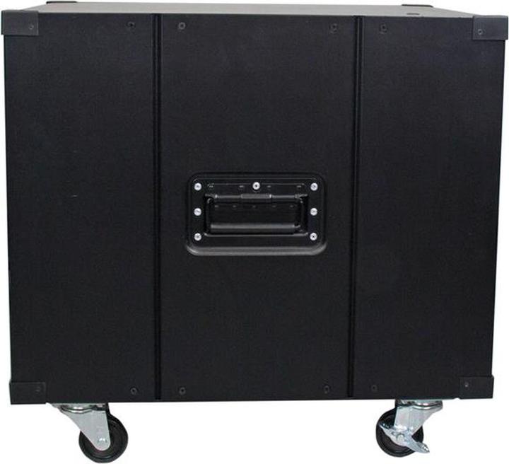 Produktbild StarTech Mobiles Server Rack mit Griffen - rollbarer Serverschrank / Netzwerschrank - 9HE (9 HE, 19 Zoll Rack)