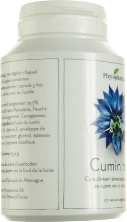 Immagine prodotto Phytopharma Schwarzkümmelöl (1 Pezzo/i, Pillole, 160 g)