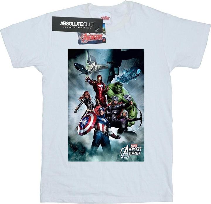 Avengers Assemble Team Montage TShirt (L)
