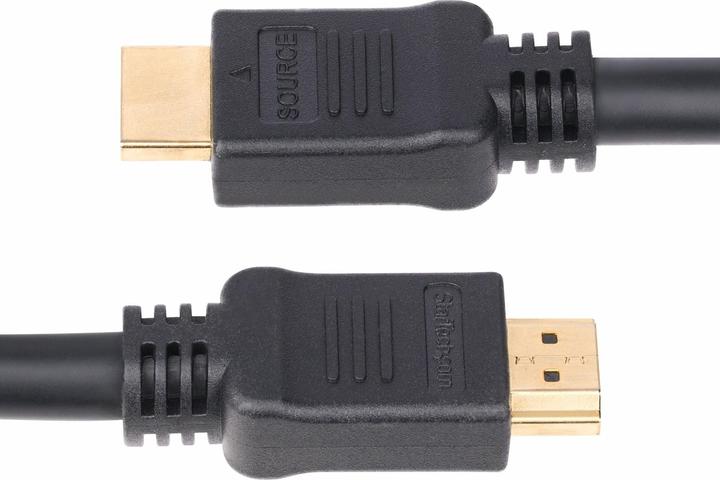 Image du produit StarTech com Câble HDMI 2.0 de 15 m, CMP, Classé Plenum, Câble HDMI Haut Débit, 4K 60Hz, HDR10/HDCP (15 m, HDMI)