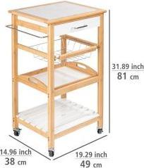 Actual product image Wenko Kitchen Trolley Finja