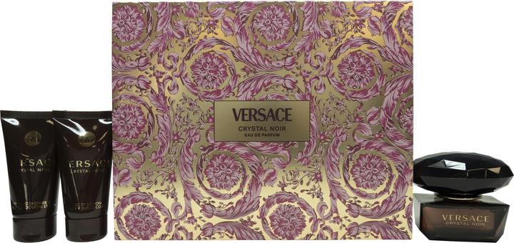 Actual product image Versace Crystal Noir Christmas 2024 Eau de Parfum / BShower Gel / Body Lotion (Fragrance set)