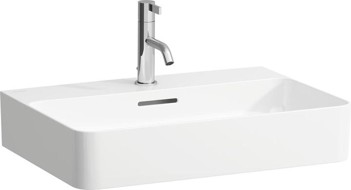 Produktbild Laufen Aufsatzwaschtisch VAL 600x420mm m ÜL 1 HL-Ausf. weiss LCC (420 mm, 600 mm)