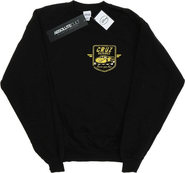Disney Cars Cruz Ramirez Faux Pocket Logo Sweatshirt Jungen