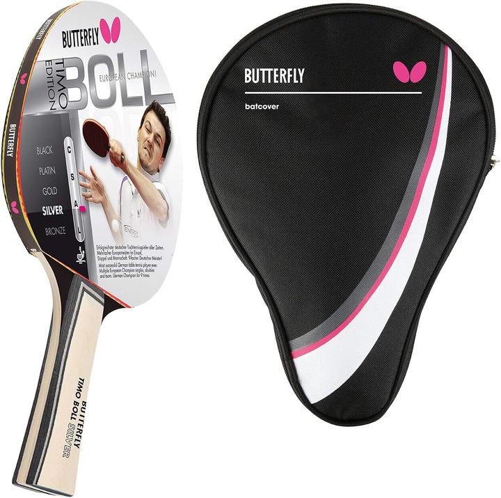 Butterfly Tischtennisset - 85015 Timo Boll Silver