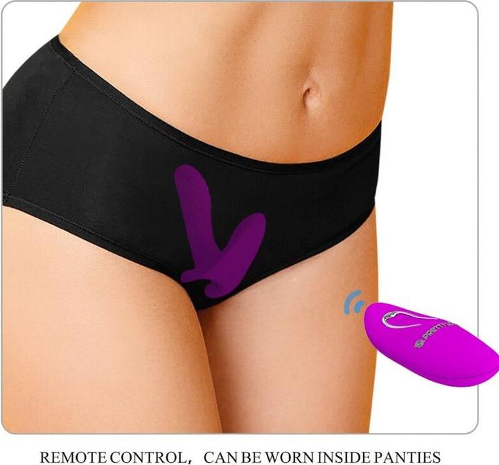 Actual product image Lovetoy PRETTY LOVE -REMOTE CONTROL MASSAGER, 12 vibration functions Wireless remote control