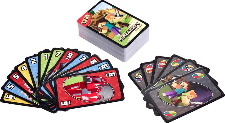 Produktbild Mattel Games Minecraft: UNO (Deutsch, Französisch, Italienisch, Englisch)