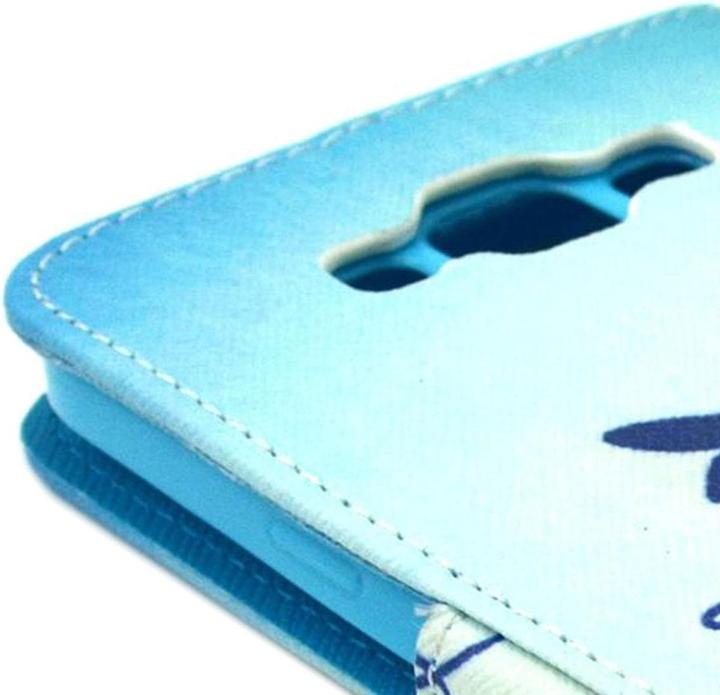 Produktbild König Design Handyhülle Tasche für Handy Samsung Galaxy E7 Schriftzug Smile (Samsung Galaxy E7)