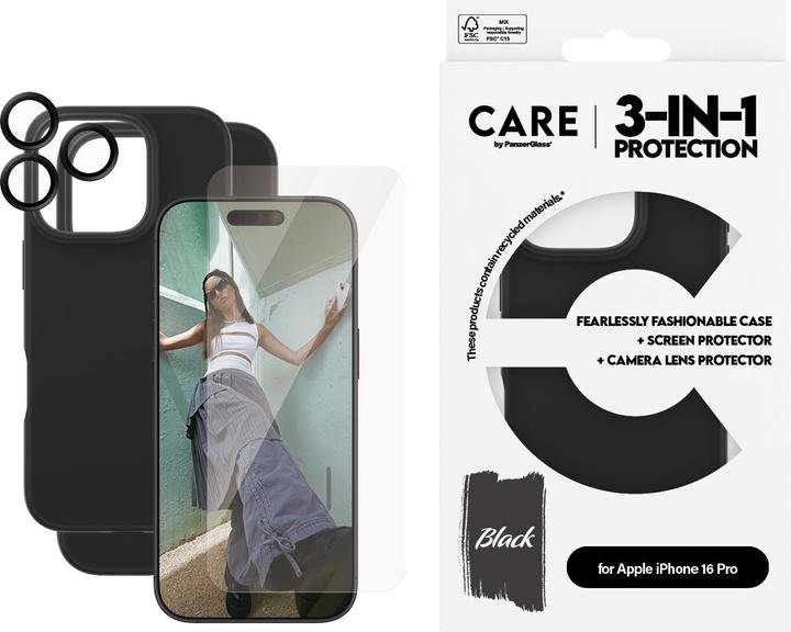 Actual product image Care Fashion 3-in-1 set (1 Piece, Apple iPhone 16 Plus)
