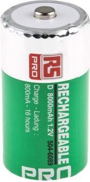 Produktbild Rs Pro Akku NiMH D 1,2V 8000mAh (2 Stk., D, 8000 mAh)