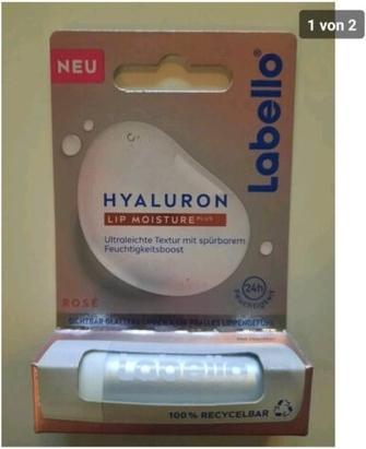 Actual product image Labello Lip Care Pen Hyaluron Lip Moisture Boost Rose - NEW (Care pencil)