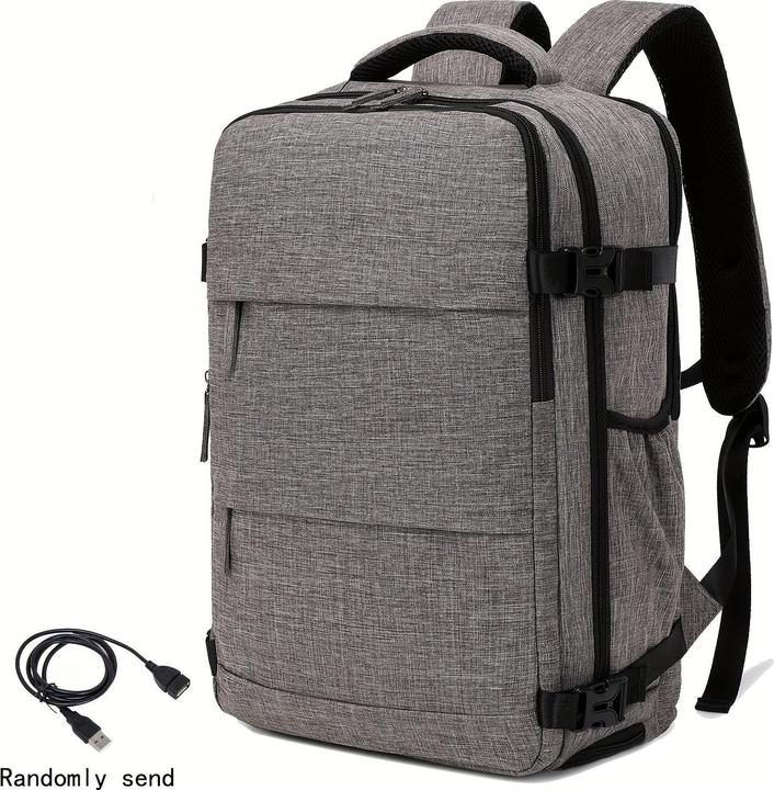 Immagine prodotto Only-Bags.Store Zaino da viaggio con scomparto per le scarpe, borsa espandibile, zaino per computer portatile con