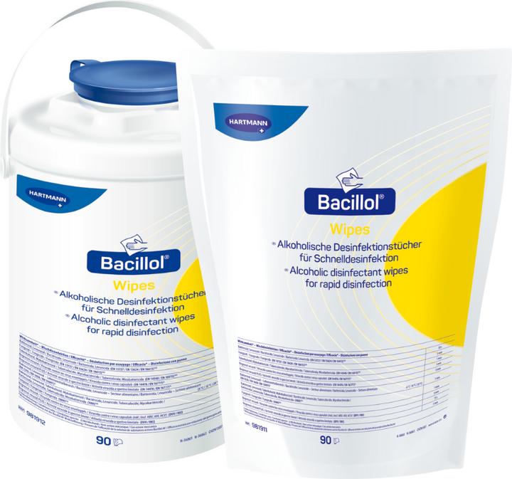 Image du produit IVF Hartmann Lingettes désinfectantes rapides à base d'alcool (498.67 ml)
