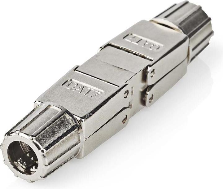 Actual product image Nedis Network coupler - CAT7 - Shielded - RJ45 female - RJ45 female - Straight - Metal - Box