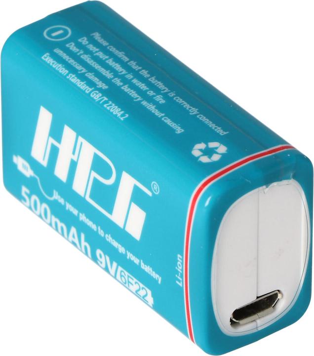 Actual product image AccuCell Akku mit USB-Ladebuchse zum nachladen, mit USB-Ladefunktion (1 pcs., 500 mAh, Battery + charger)