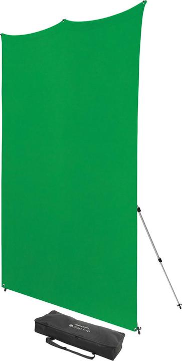 Image du produit Westcott X-Drop Pro - Green Screen (8' x 8') Kit Chroma-Key Green Backdrop Kit, 2.4x2.4m (240 cm, 800 cm)