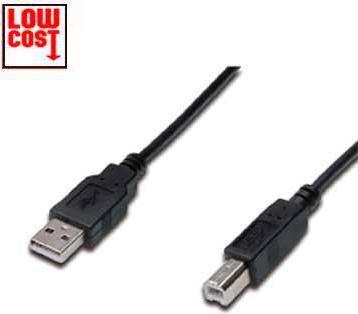 Produktbild Digitus USB Anschlusskabel, 3m (3 m, USB 2.0, 2.50 W)